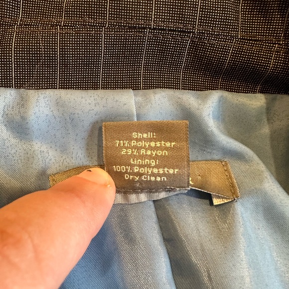 Ann Taylor Pinstripe Blazer Single Breasted Size 4 - Picture 7 of 9